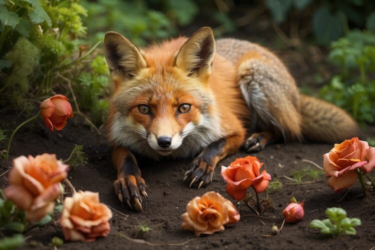 dead foxes in your garden